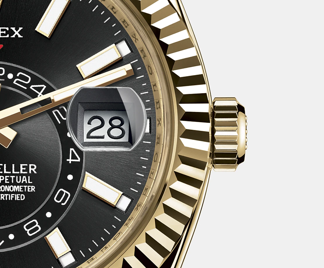 Rolex Sky-Dweller 42mm, 18k Yellow Gold, Ref# 326938-0004