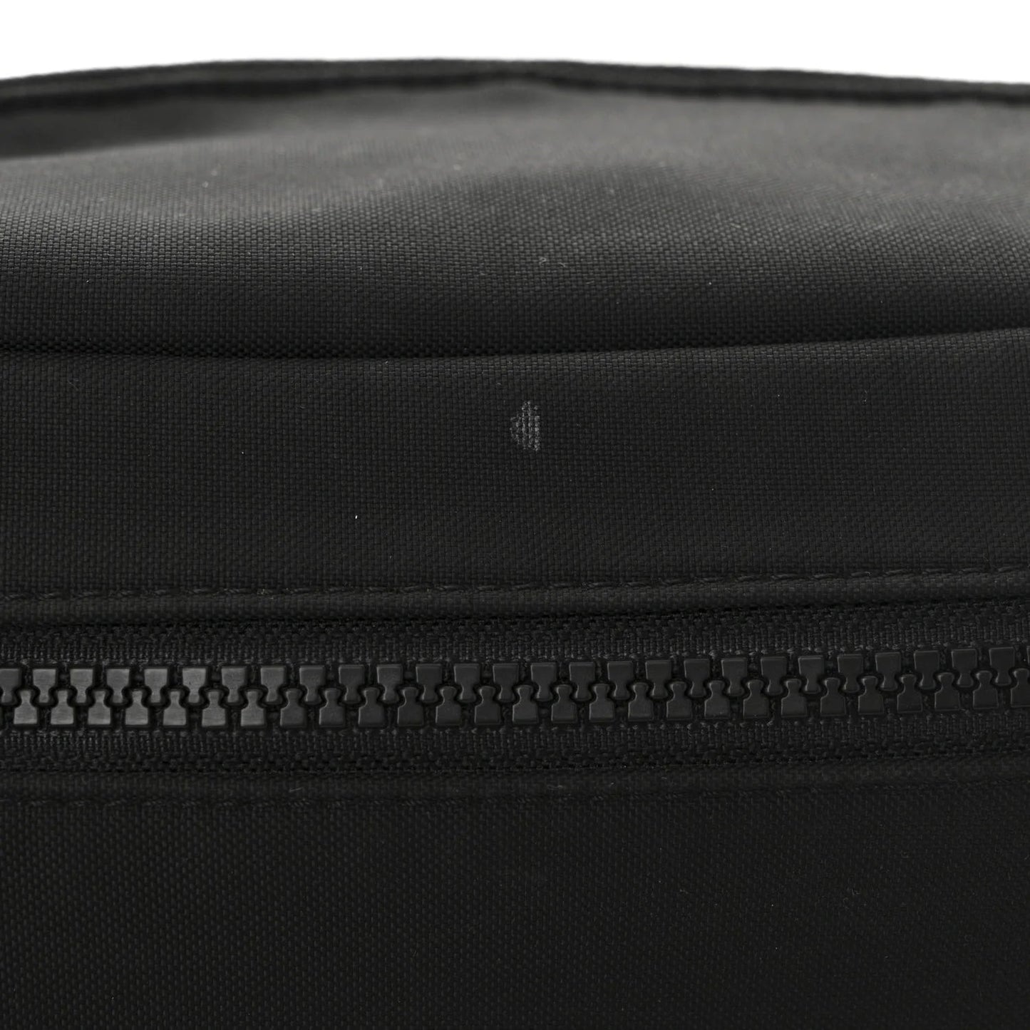 X KAWS Nylon Calfskin Bee Belt Bag Black