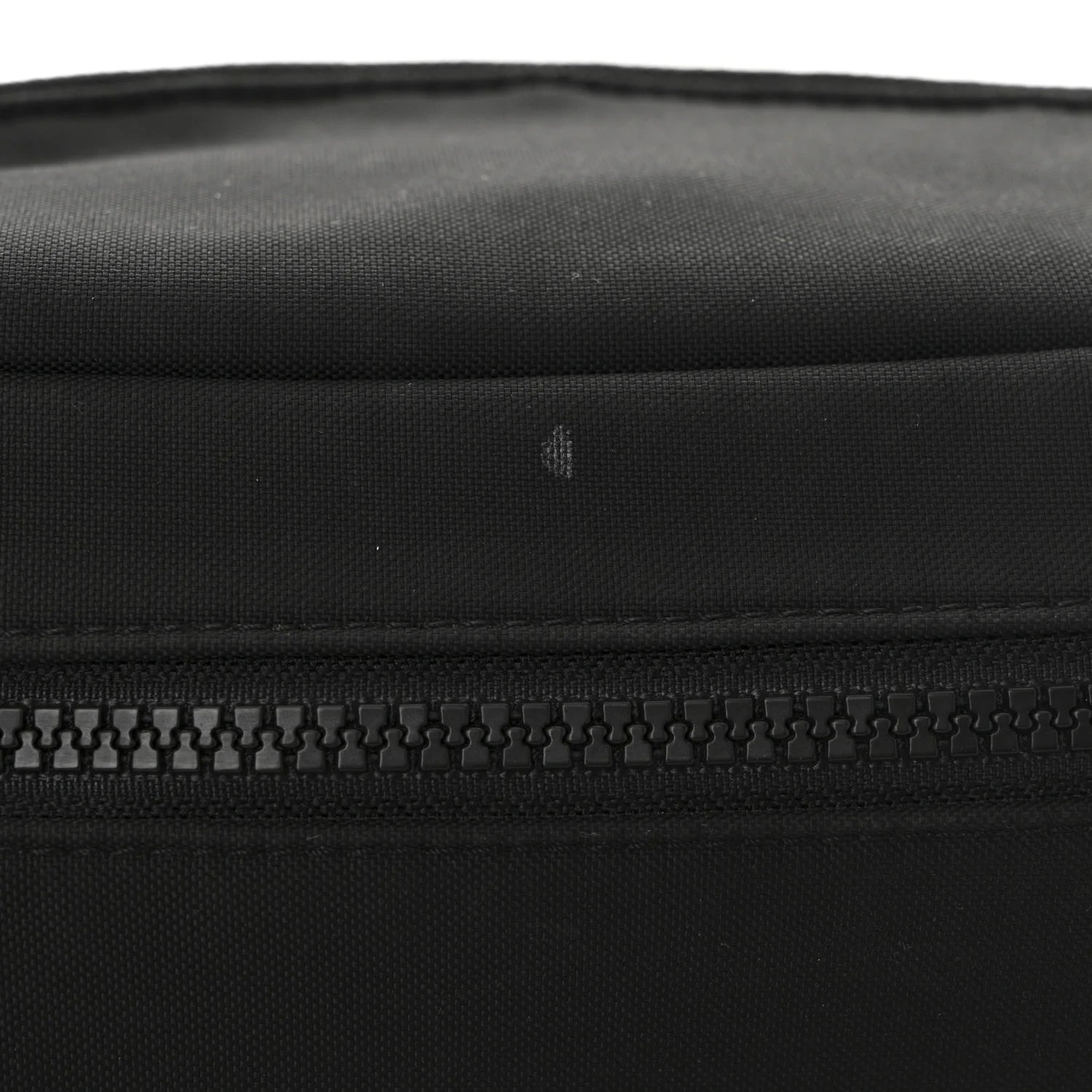 X KAWS Nylon Calfskin Bee Belt Bag Black