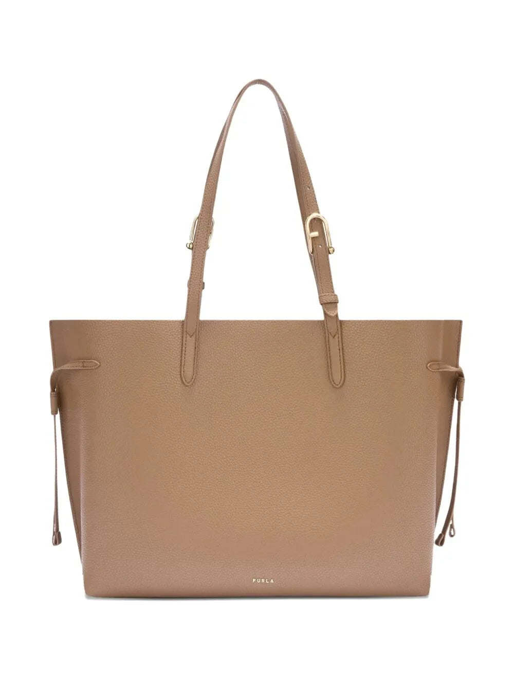 " AVA" DOUBLE CALF LEATHER LARGE TOTE BAG