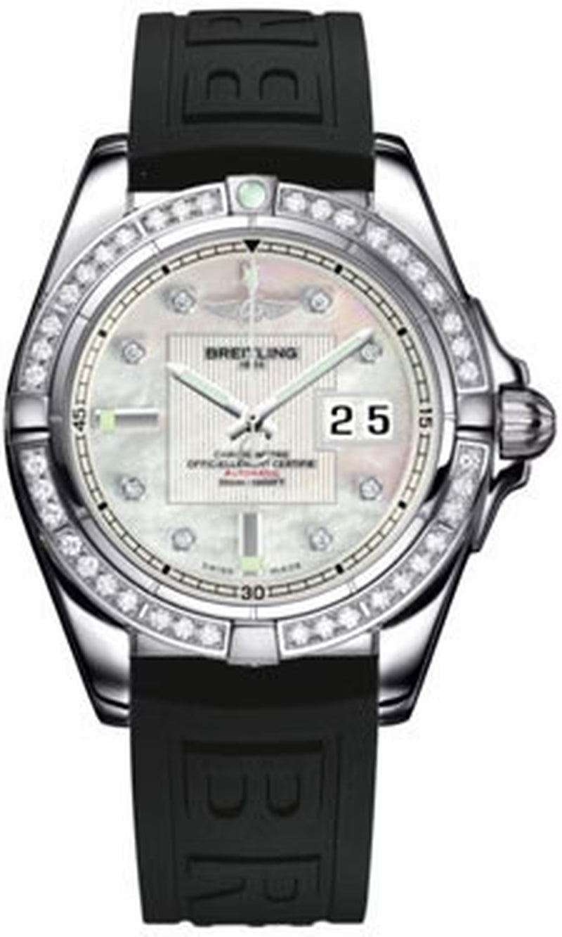 '- Galactic 41 Stainless Steel - Diamond Bezel - Diver Pro III Strap