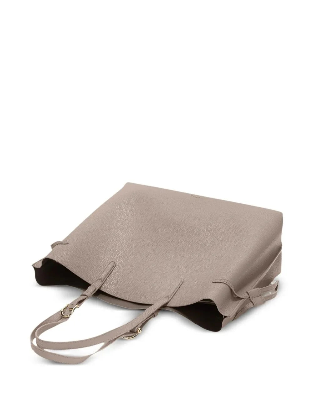 " AVA" DOUBLE CALF LEATHER LARGE TOTE BAG