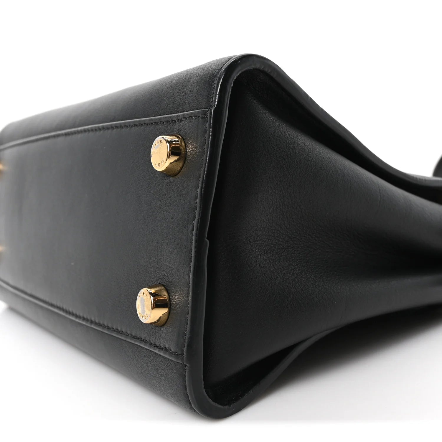 Vitello Tahiti Burro Medium Peekaboo Iconic Essentially Satchel Black Corda