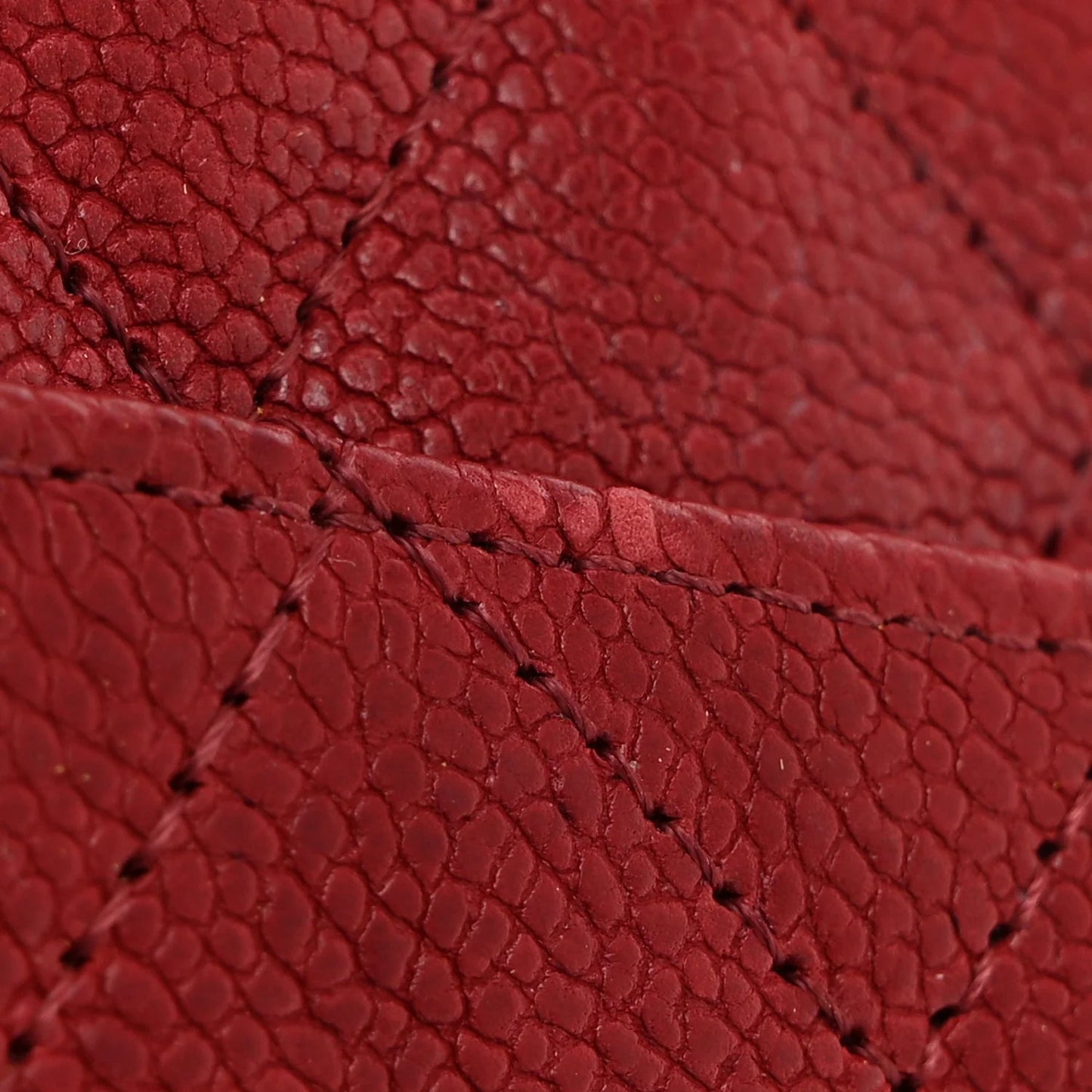 Washed Caviar Quilted 2.55 Reissue 225 Bijoux Chain Flap Red