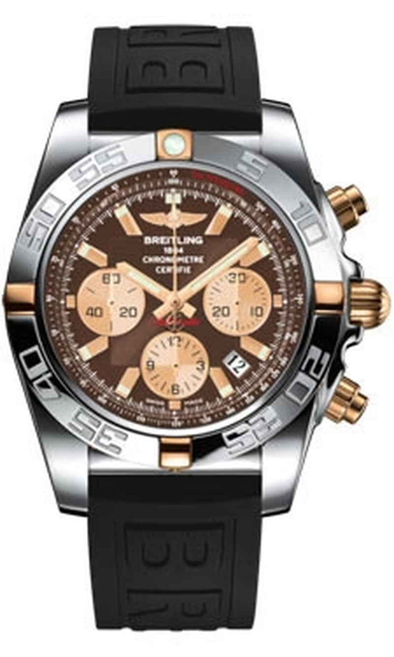 '- Chronomat 44 Two-Tone Polished Bezel - Diver Pro III Strap