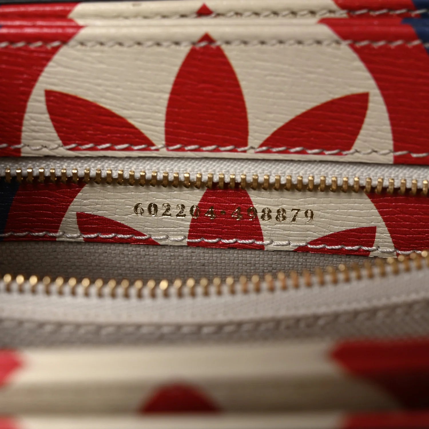 X adidas Shangai Calfskin Web Trefoil Interlocking G Small Horsebit 1955 Shoulder Bag Red White Blue