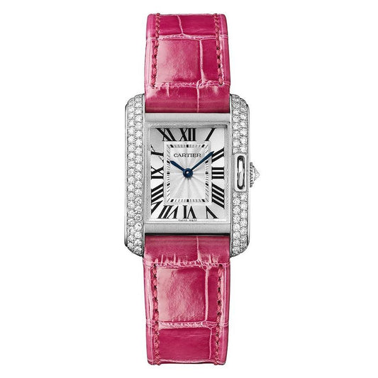 Cartier Tank Anglaise 30mm WT100015 Silver Dial