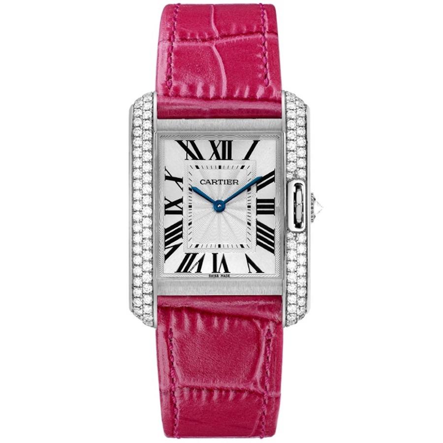 Cartier Tank Anglaise 34mm WT100030 Silver Dial