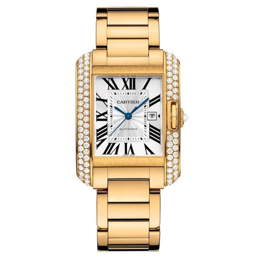 Cartier Tank Anglaise 39mm WT100006 Silver Dial