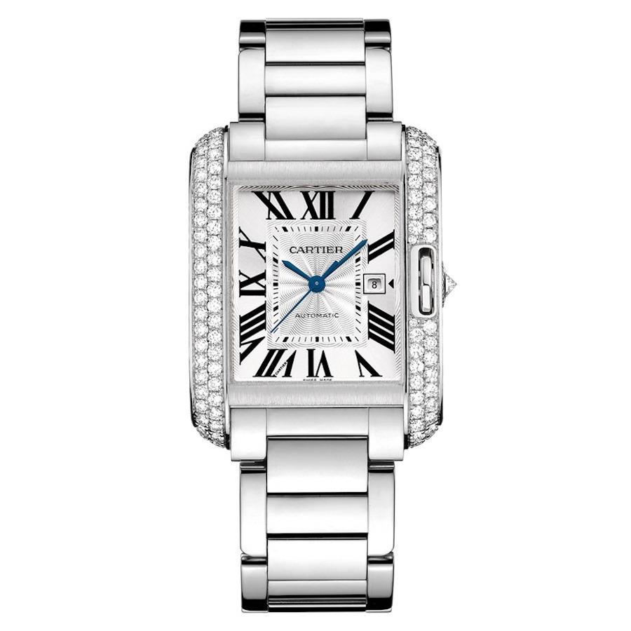 Cartier Tank Anglaise 39mm WT100009 Silver Dial