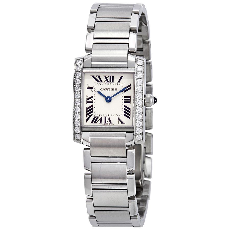 Cartier Tank Francaise 25mm W51008Q3 Silver Dial