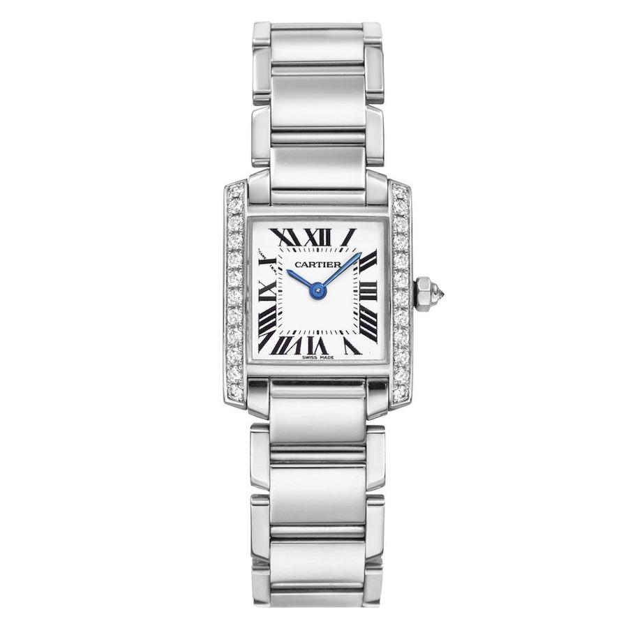 Cartier Tank Francaise 25mm WE1002S3 Silver Dial