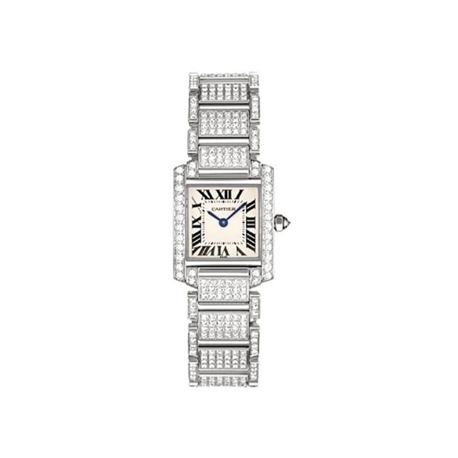 Cartier Tank Francaise 25mm WE1002SD Silver Dial