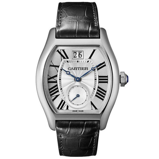 Cartier Tortue 48mm W1556233 Silver Dial