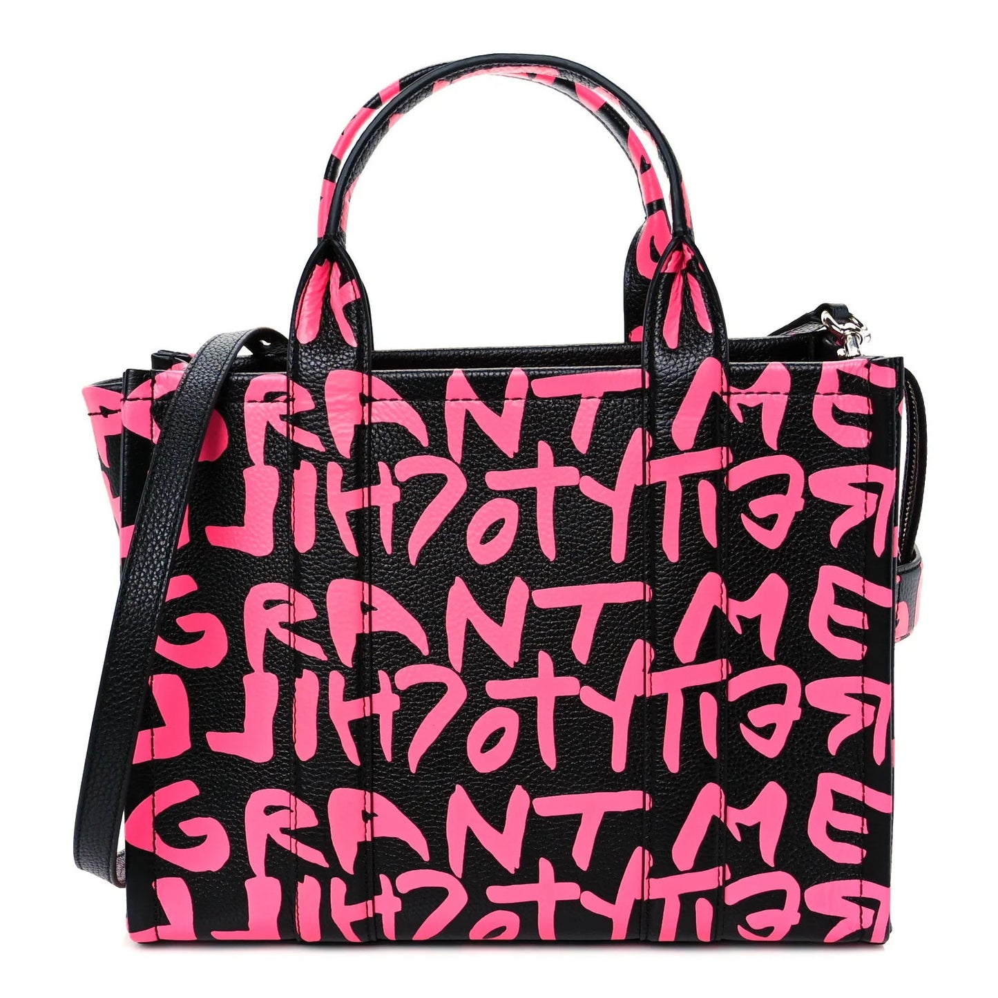 X STEPHEN SPROUSE Grained Calfskin Medium the Tote Bag Pink