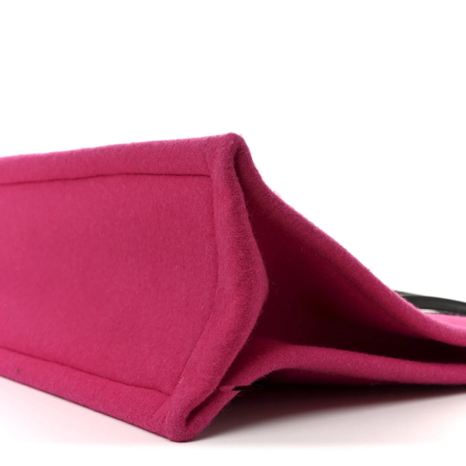 Wool Rive Gauche Tote Fuchsia