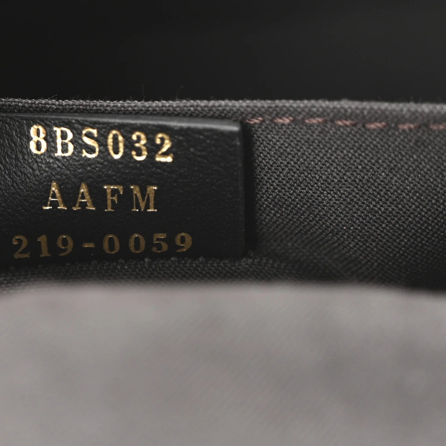 Vitello Soft F Is  Bi-Color FF 1974 Embossed Envelope Wallet on Chain with Pouches Maya Black