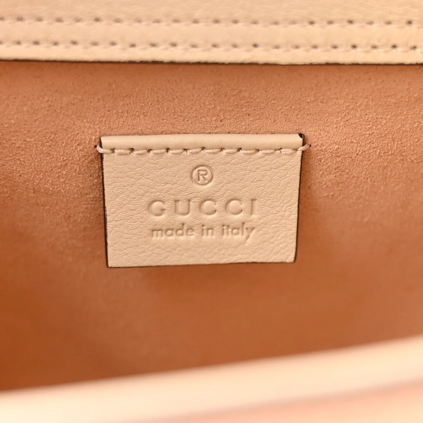 Wonka Mini Diana Tote Bag in Mystic White and Orange Fluo Calfskin