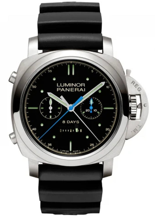 '- Luminor 1950 Rattrapante 8 Days