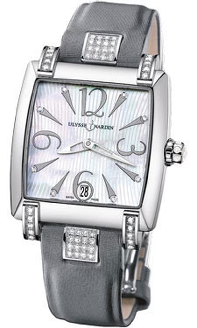 '- Caprice - Stainless Steel - Diamond Lugs - Leather Strap