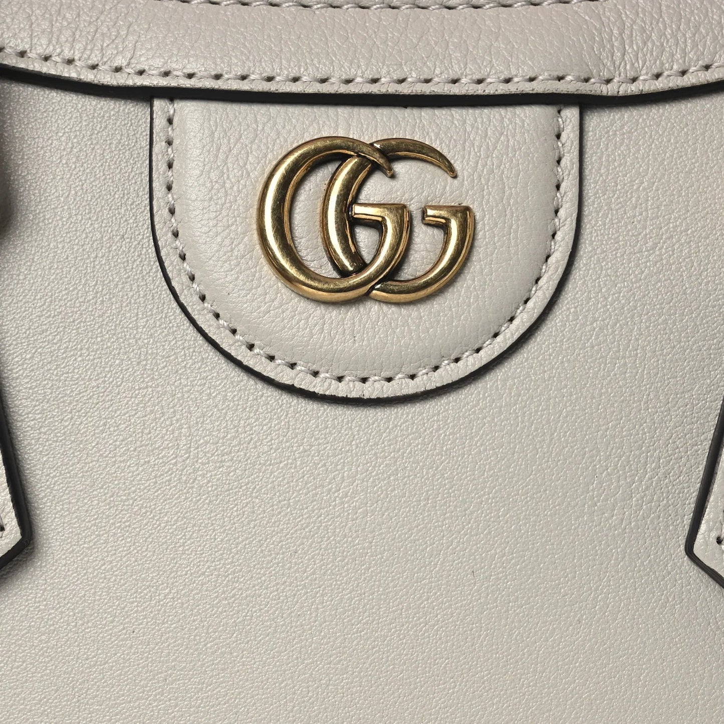 Wonka Grain Calfskin Mini Diana Tote Bag Mystic White Orange Fluo