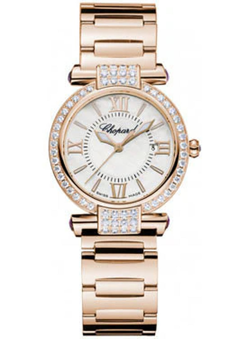 '- Imperiale - Quartz 28Mm - Rose Gold - Diamond Bezel
