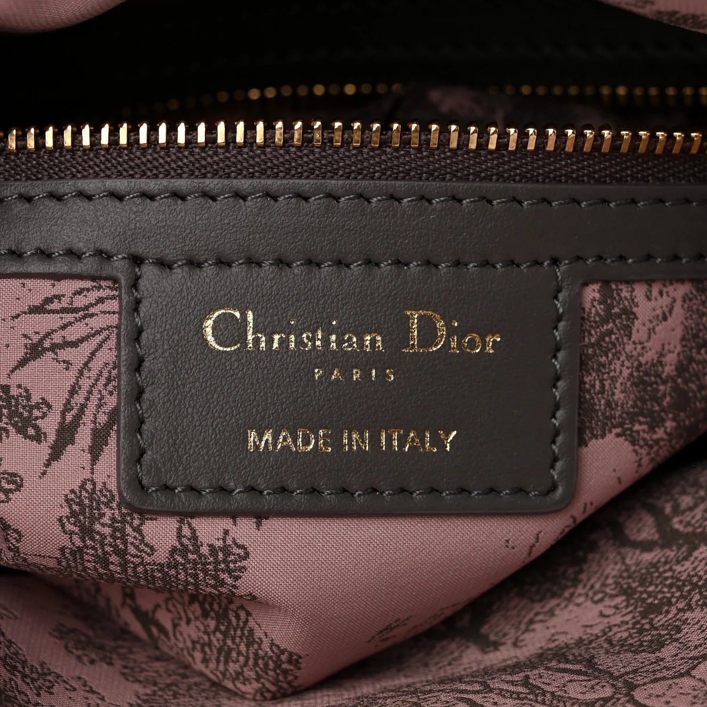 Wicker Oblique Medium Lady Dior Bag Pink Grey