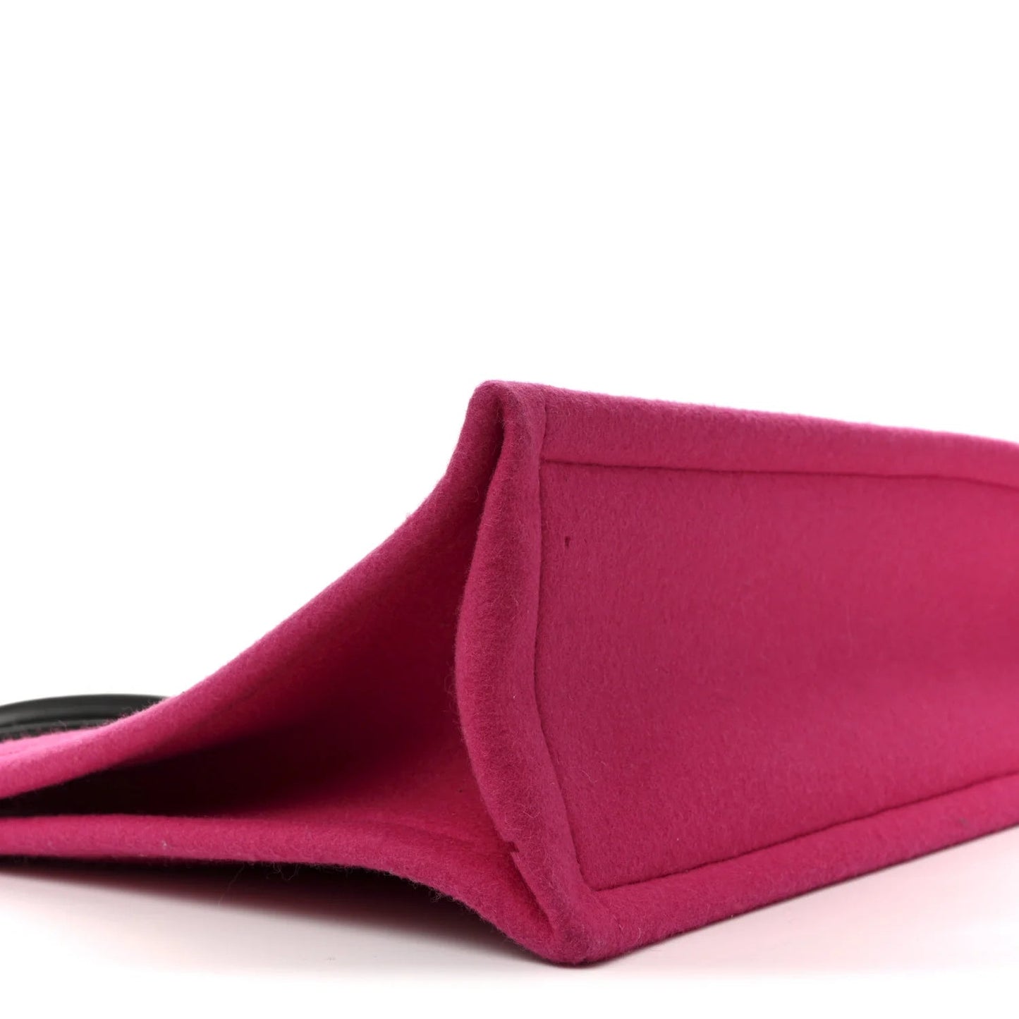 Wool Rive Gauche Tote Fuchsia