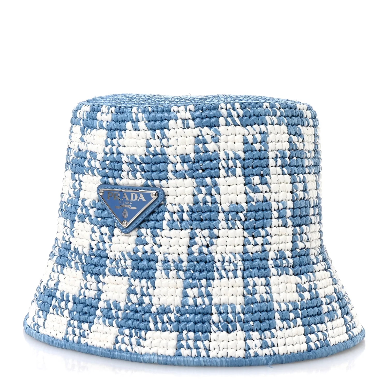 Yarn Raffia Effect Crochet Triangle Bucket Hat S Celeste