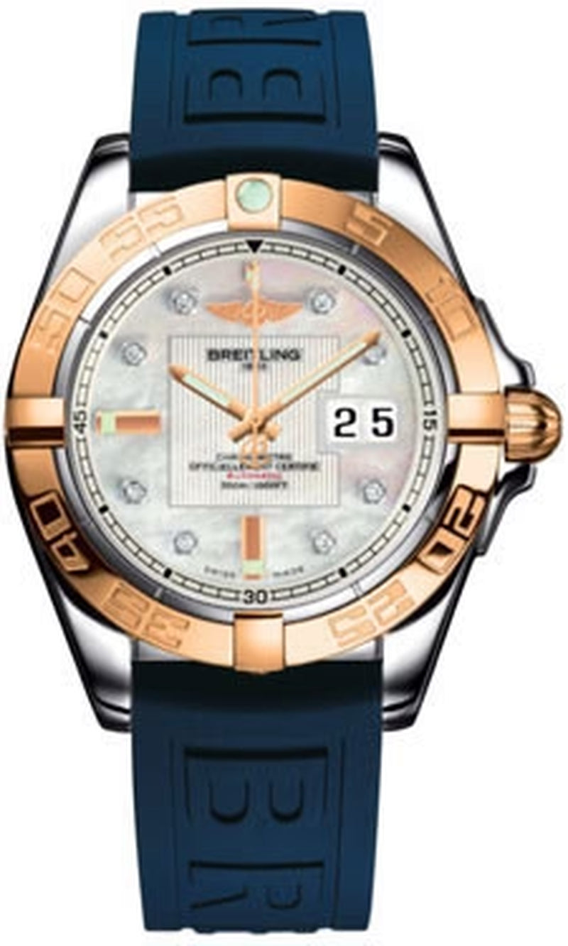 '- Galactic 41 Steel-Rose Gold - Diver Pro III Strap