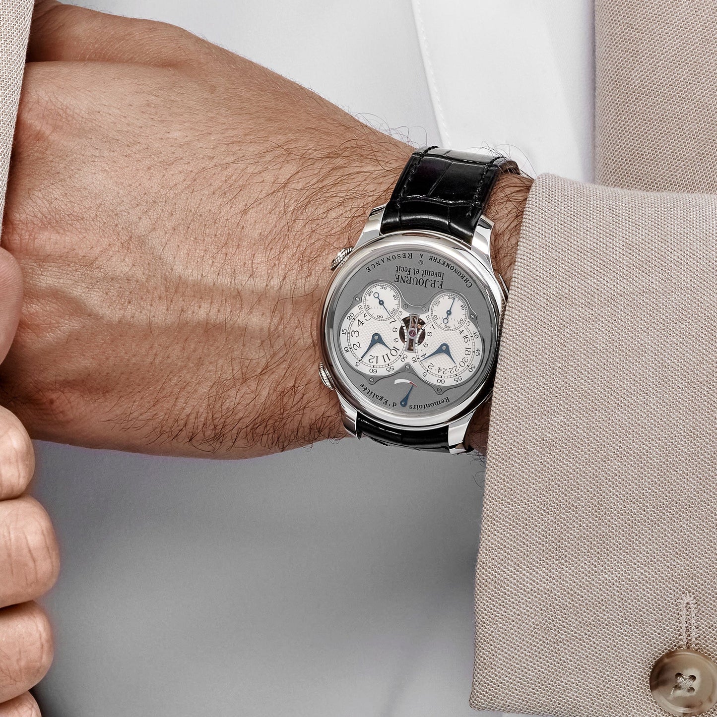 F.P.Journe Chronomètre À Résonance Ref. RQ Platinum Silver Dial (2021)