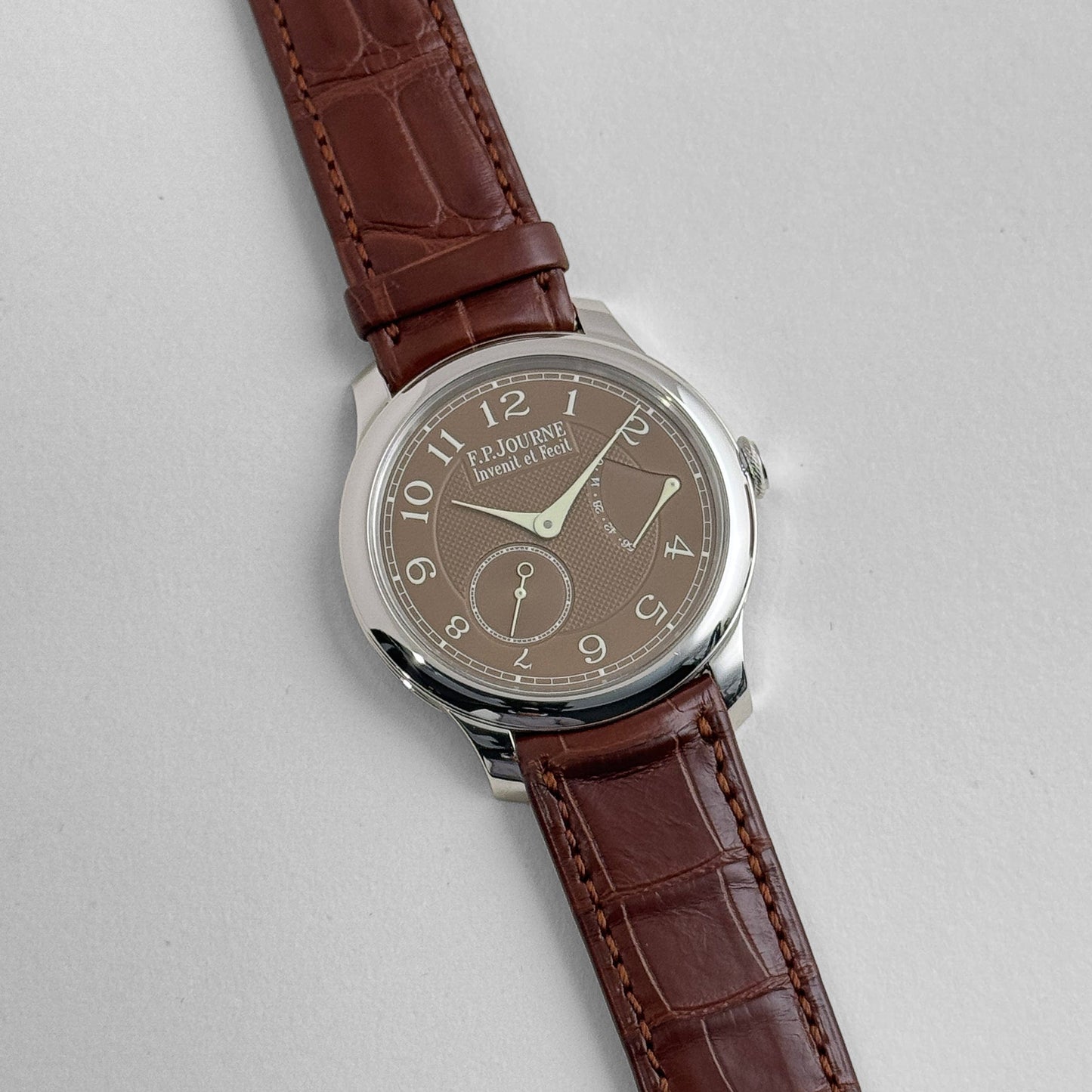 F.P.Journe Chronomètre Souverain Platinum 'Havana' Brown Dial