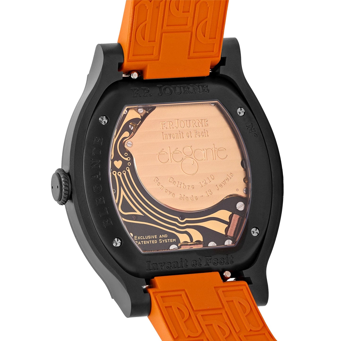 F.P.Journe Élégante 48 Ref. ELHT 'Gino's Dream' Titalyt Luminescent Black Dial Rainbow Bezel