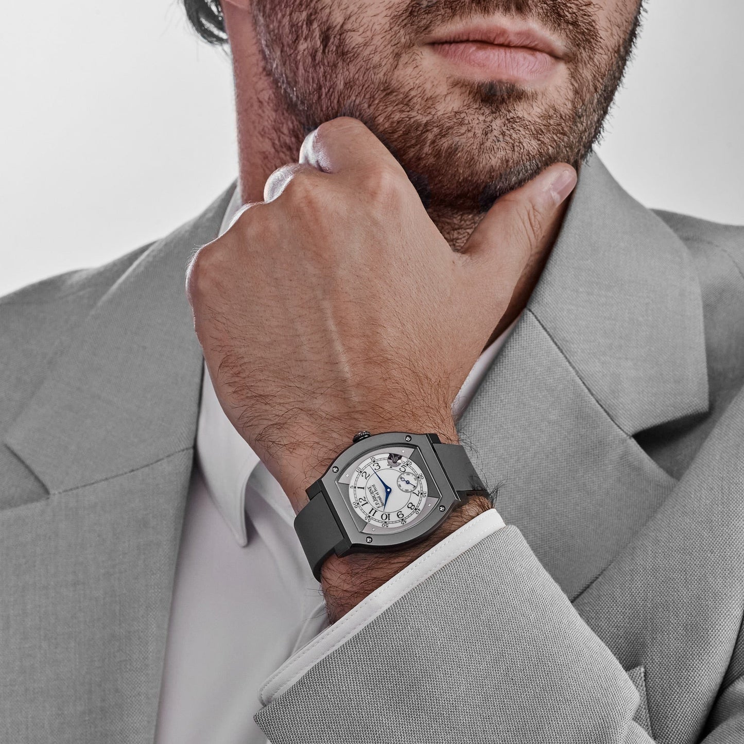 F.P.Journe Élégante 48 Ref. ELHT Titalyt Luminescent White Dial (2019)