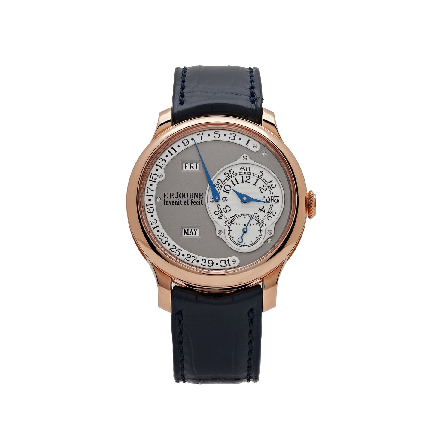 F.P.Journe Octa Calendrier Rose Gold White Gold Dial