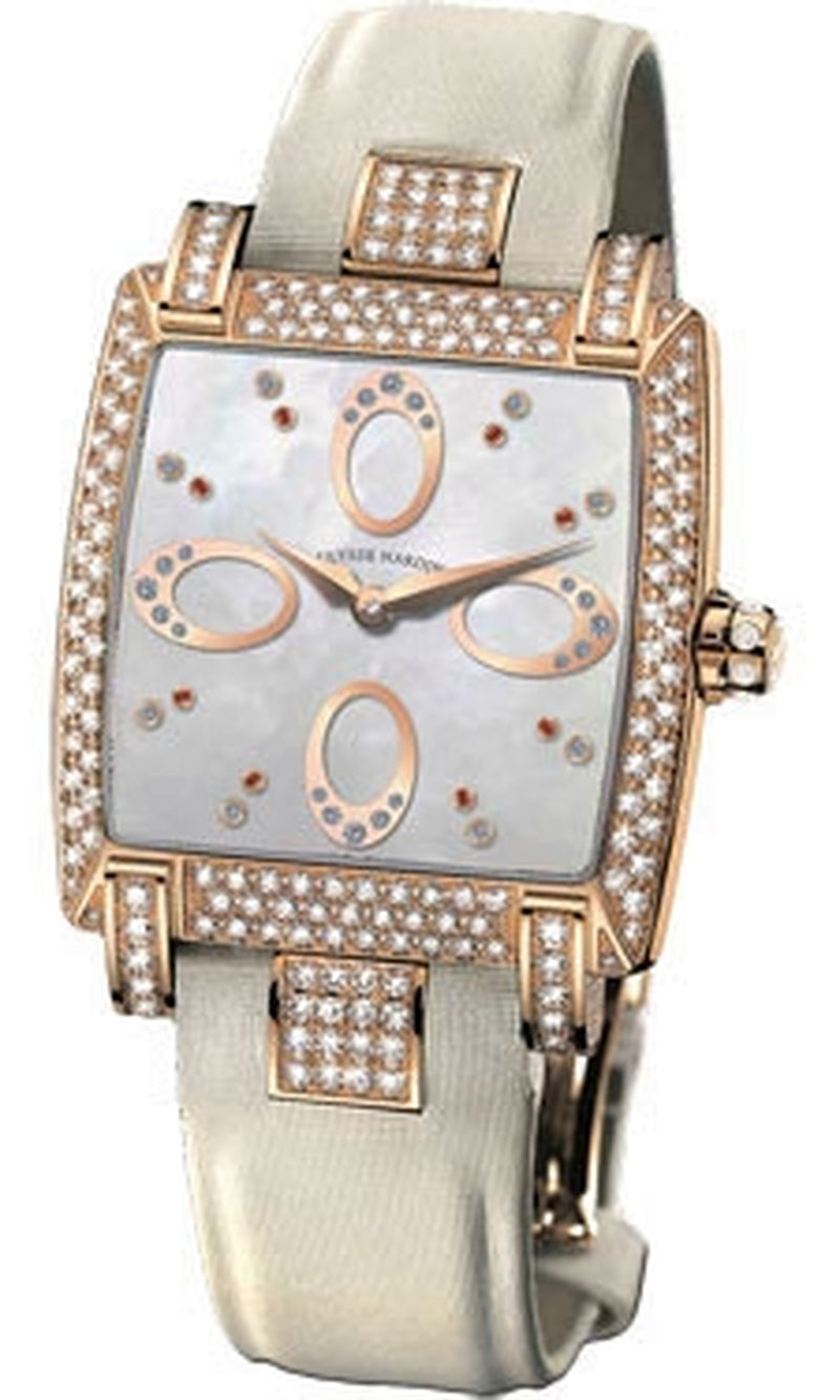 '- Caprice - Rose Gold - Diamonds - Leather Strap