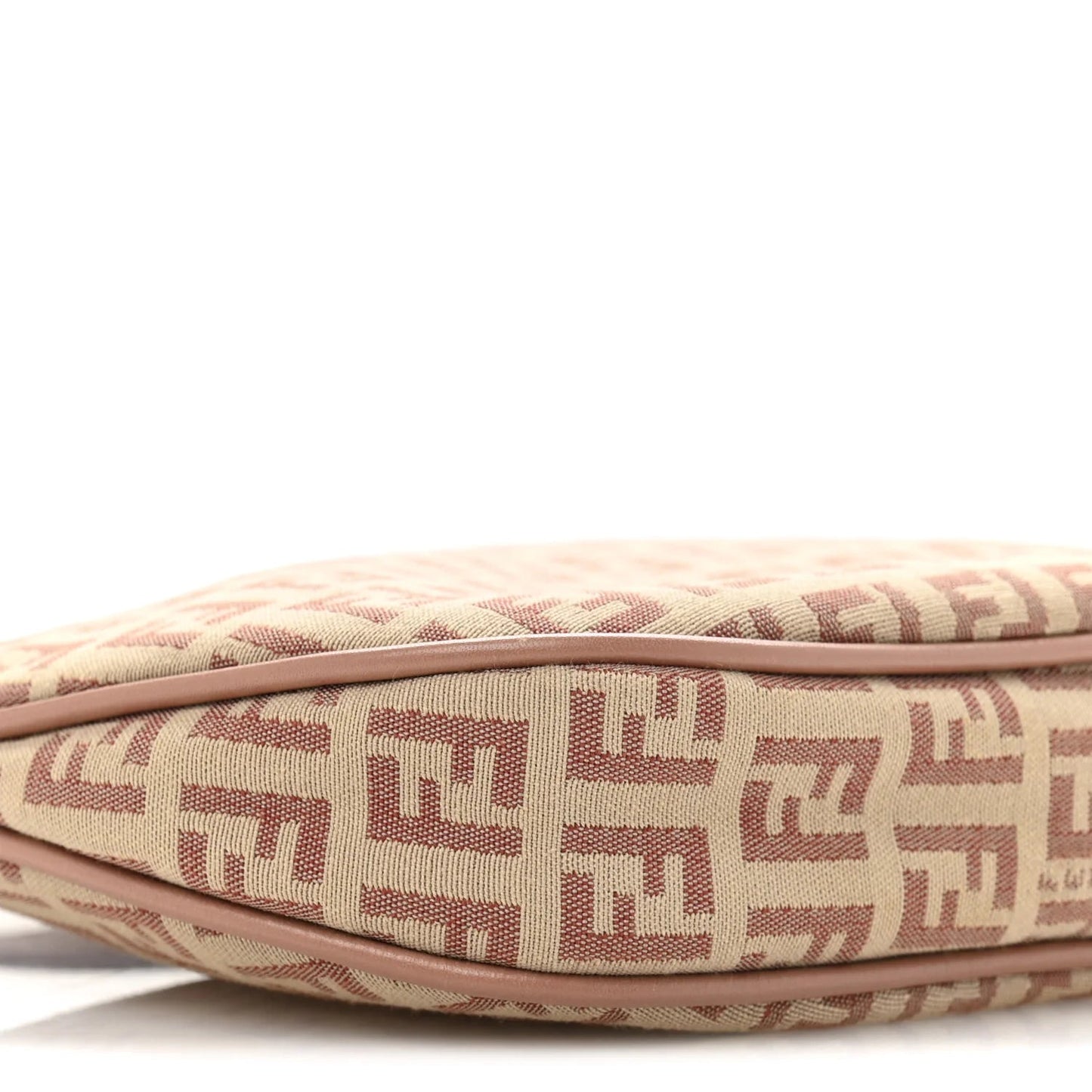 Zucchino Vitello Pochette Beige Bruciato Bois De Rose