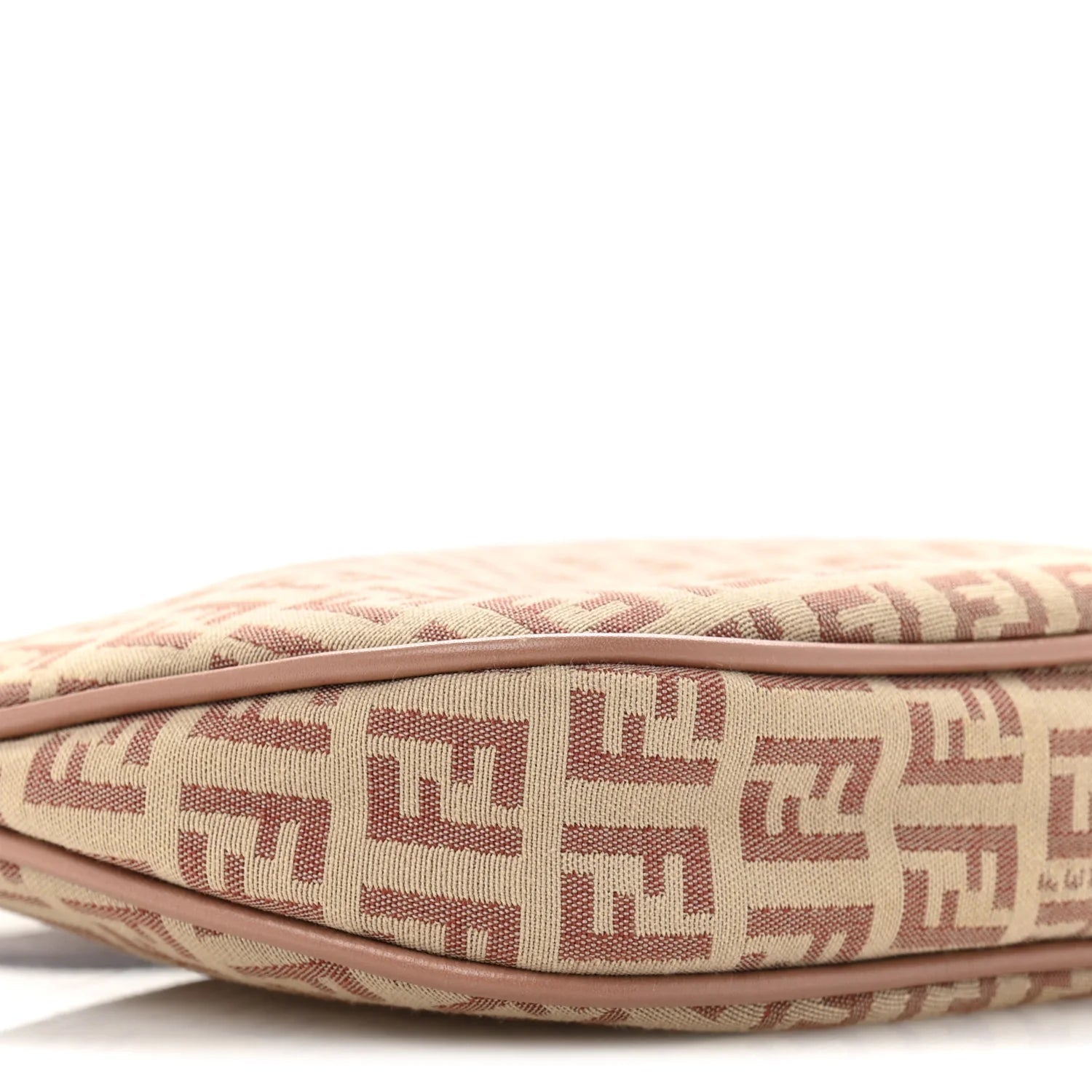 Zucchino Vitello Pochette Beige Bruciato Bois De Rose