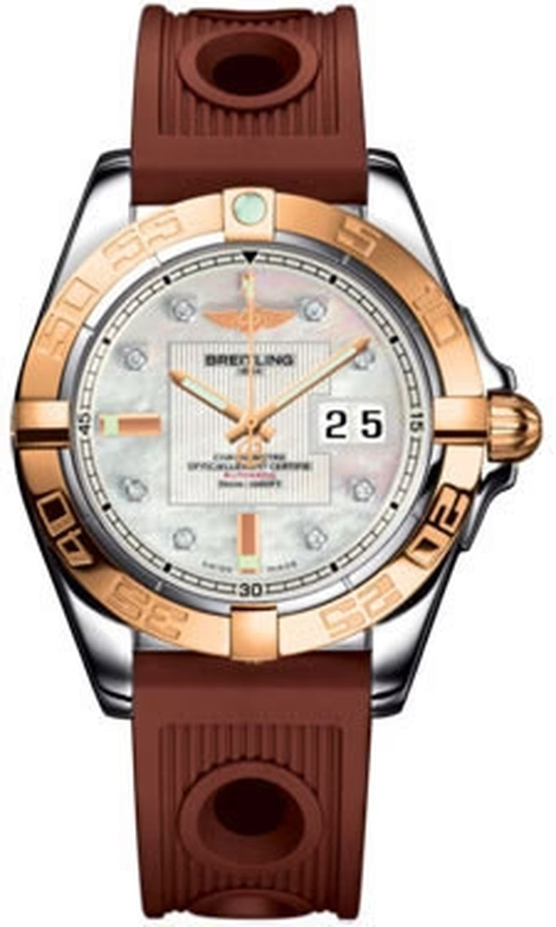 '- Galactic 41 Steel-Rose Gold - Ocean Racer Strap