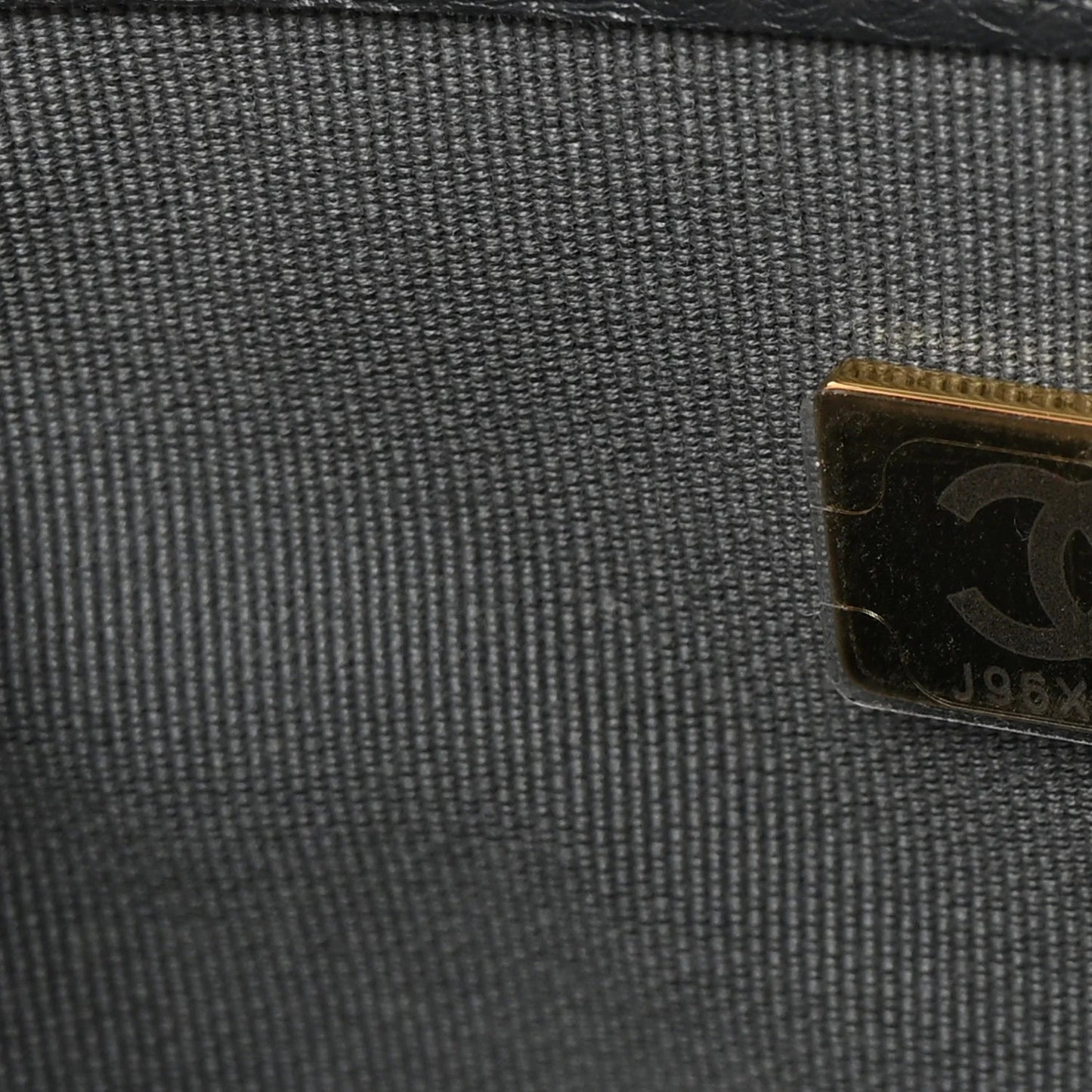 Washed Denim Quilted Messenger Flap Black