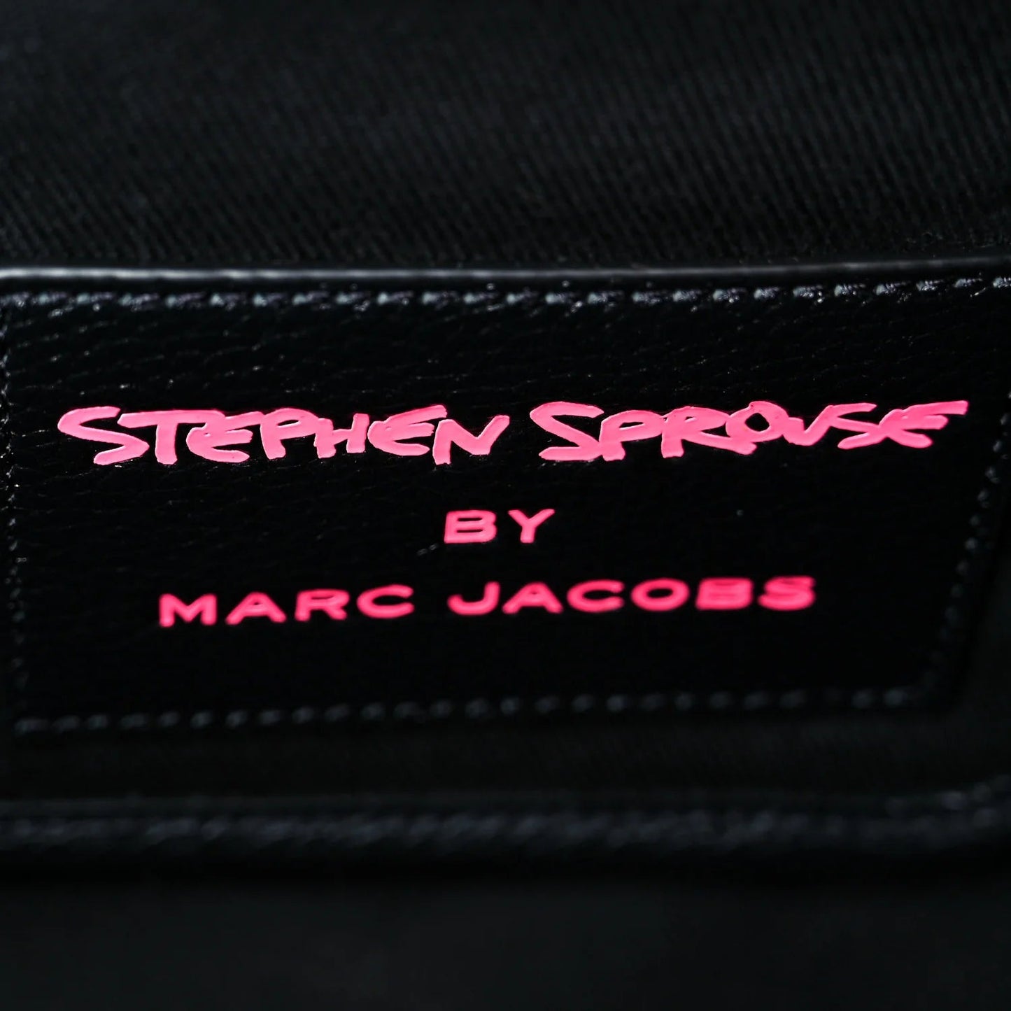 X STEPHEN SPROUSE Grained Calfskin Medium the Tote Bag Pink