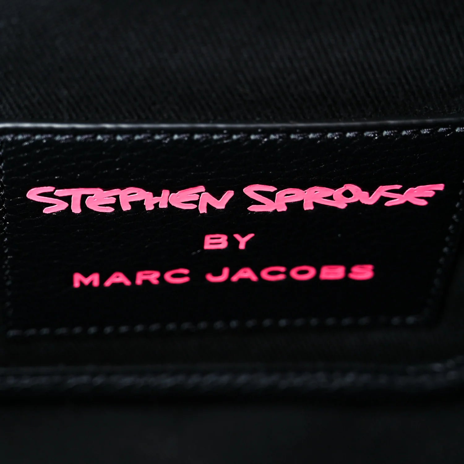 X STEPHEN SPROUSE Grained Calfskin Medium the Tote Bag Pink