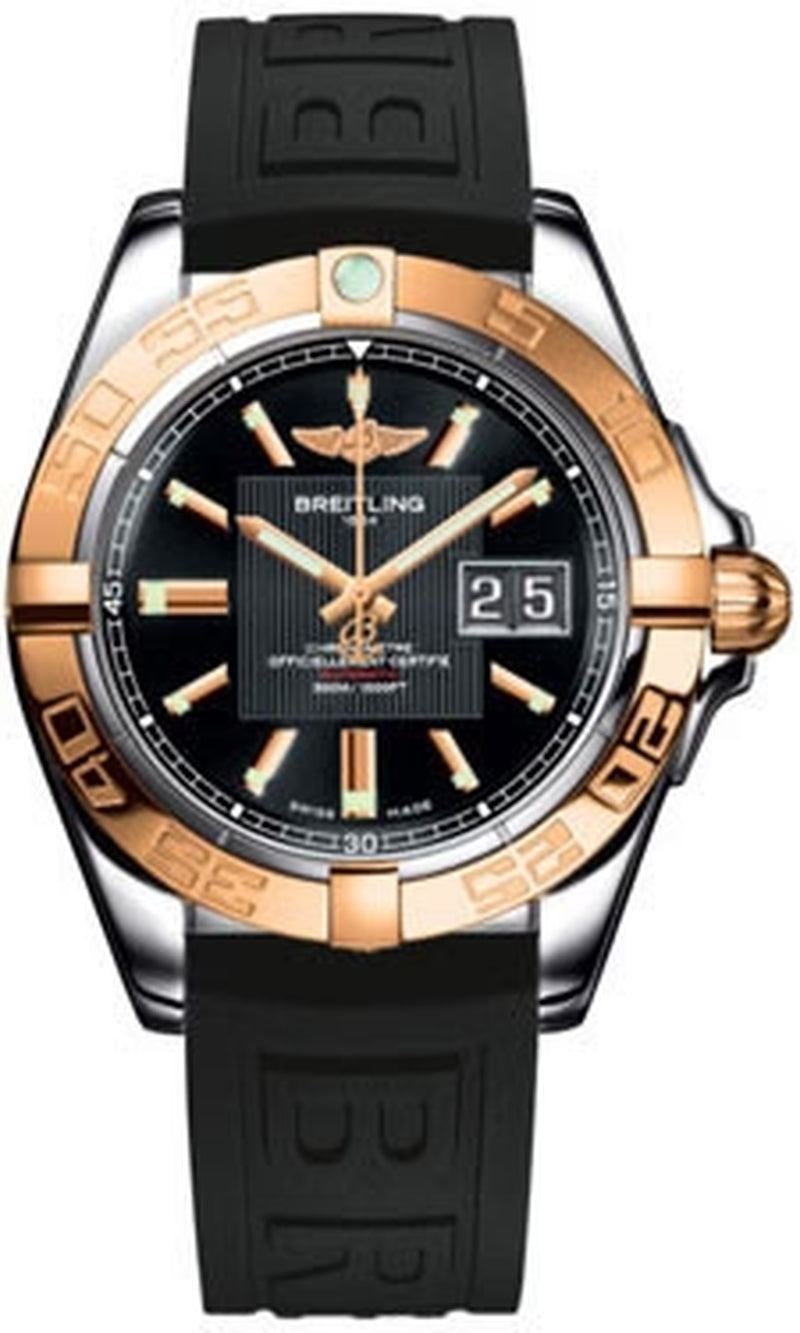 '- Galactic 41 Steel-Rose Gold - Diver Pro III Strap