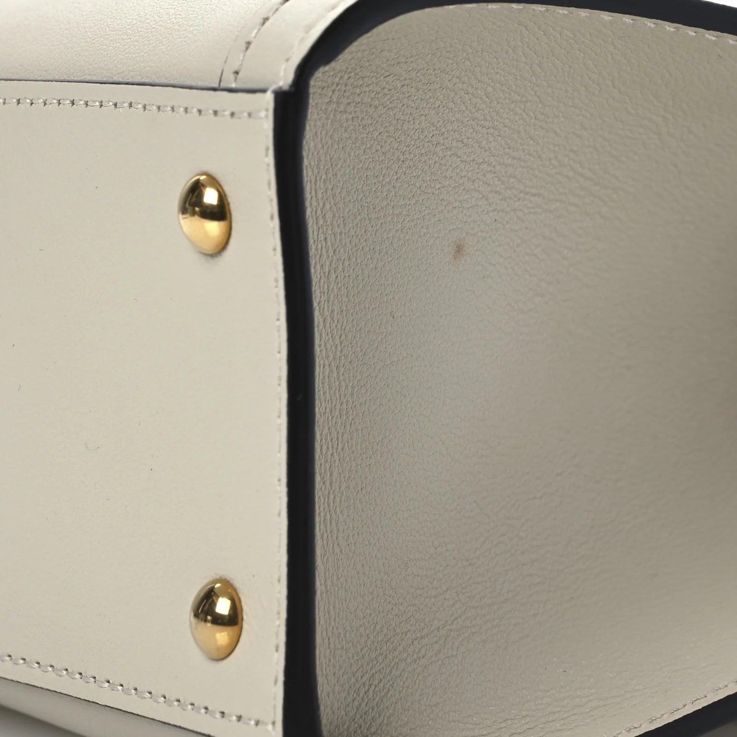 Wonka Grain Calfskin Mini Diana Tote Bag Mystic White Orange Fluo