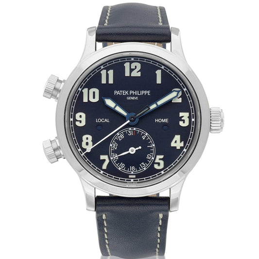 Patek Philippe Calatrava 37.5mm Blue Varnished Dial White Gold 7234G-001