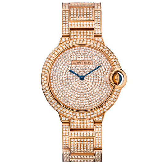 Cartier Ballon Bleu De Cartier 36mm HPI00489 Diamond Paved Dial