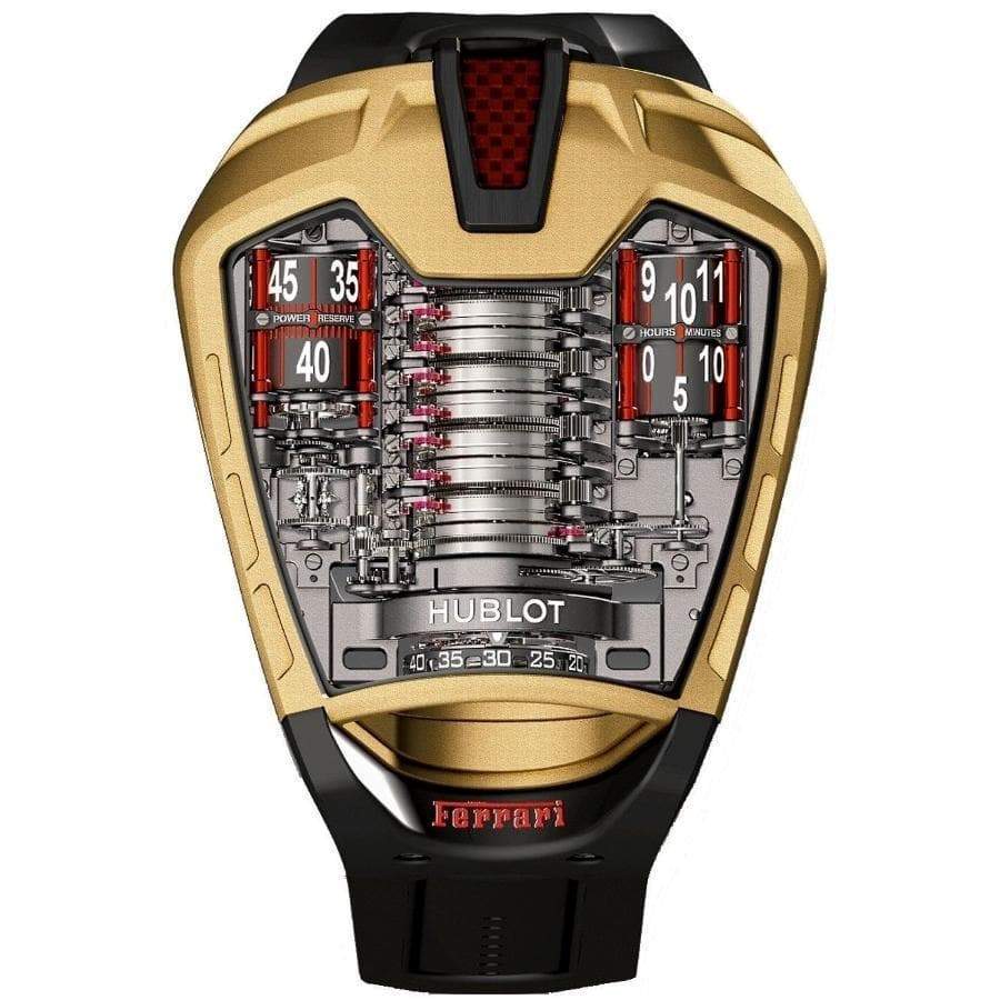 Hublot MP-05 LaFerrari Gold Limited Edition Tourbillon 45mm Openworked Dial