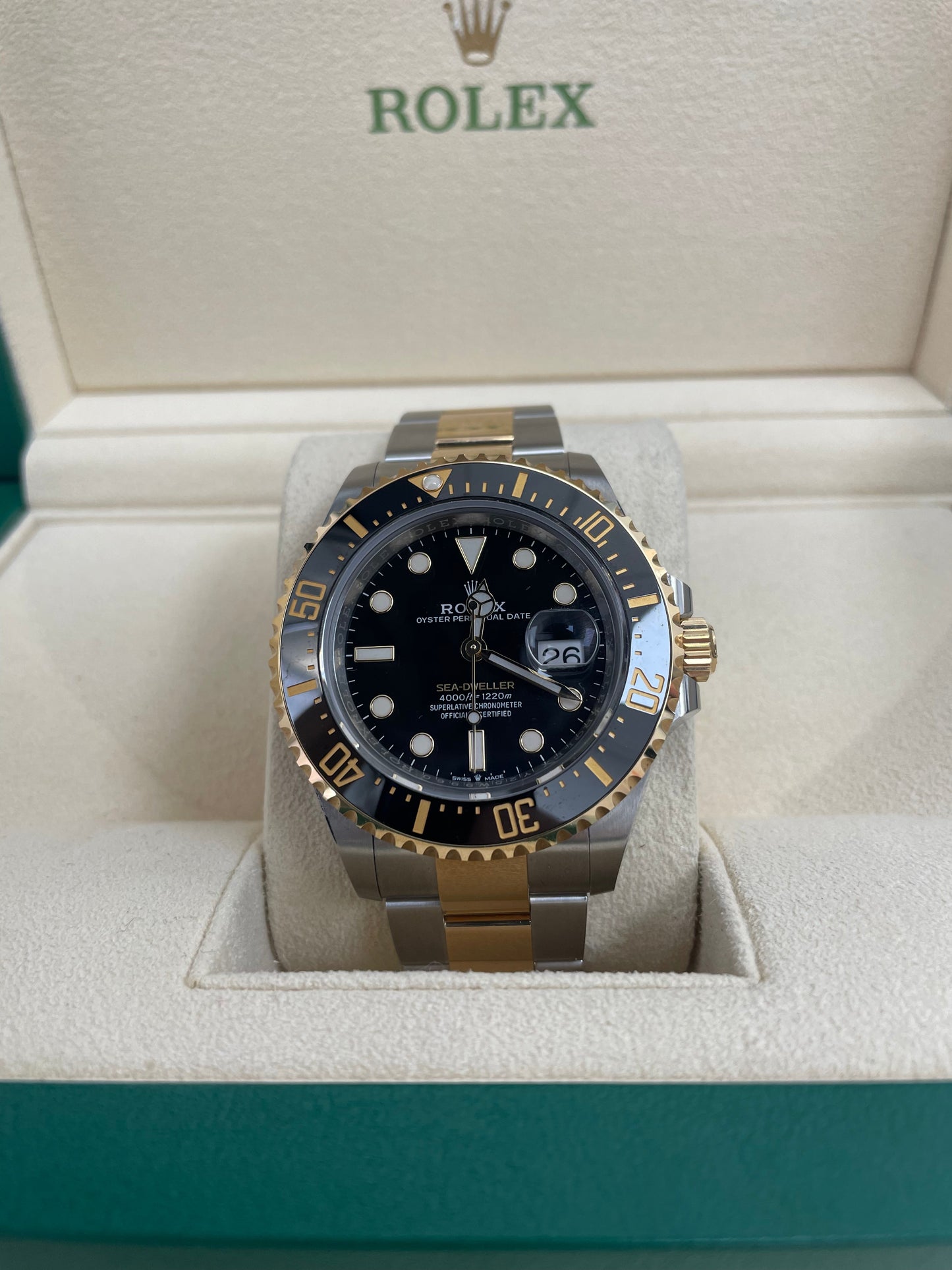 Rolex Sea-Dweller 43mm Two-Tone Yellow Gold & Steel Rolesor Case - Oyster Bracelet (Ref# 126603)