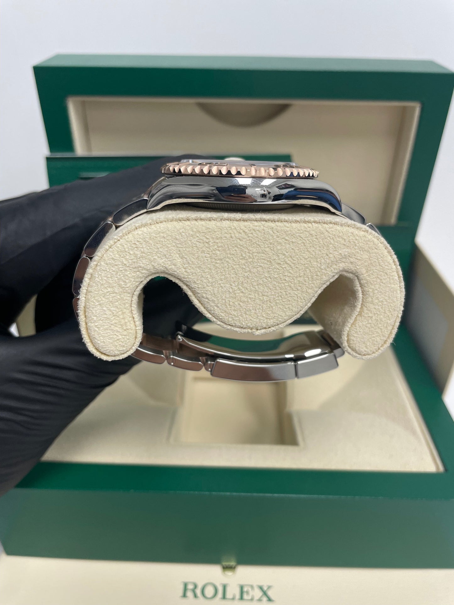 Rolex Steel and Everose Gold Rolesor Yacht-Master 40 Watch Brown Dial (Ref #126621)