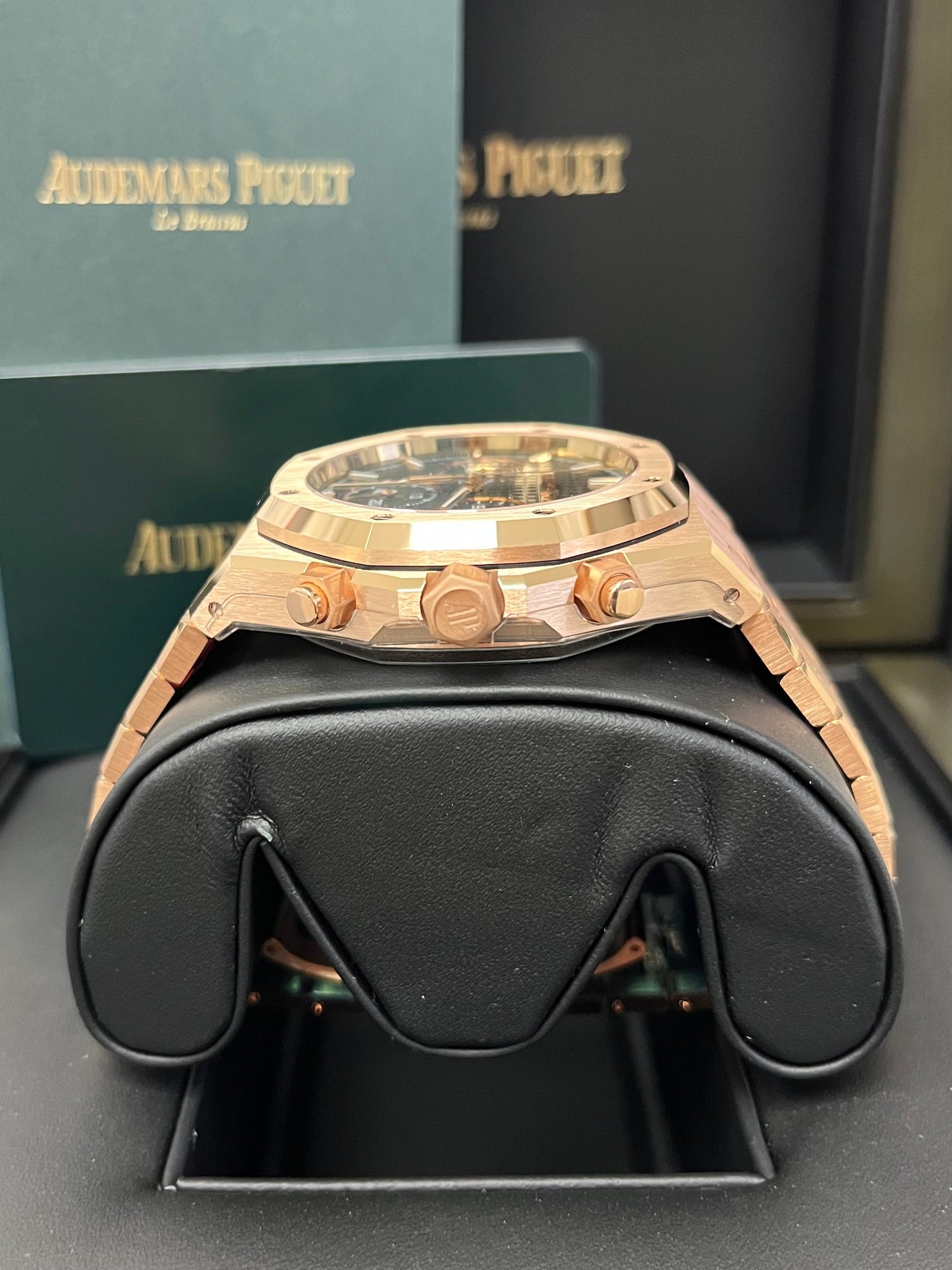 Audemars Piguet Royal Oak Chronograph 41mm Rose Gold Green Dial 26240or.oo.1320or.08